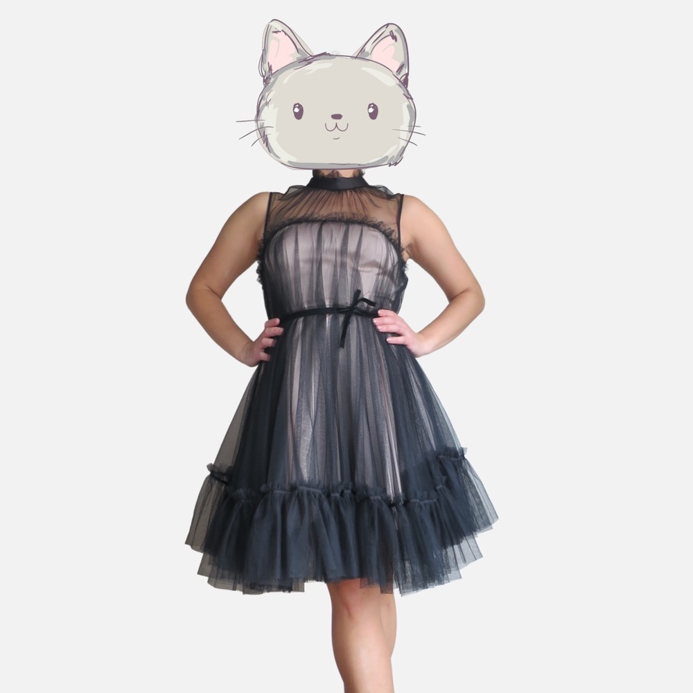 Zac Posen Mesh A-Line Dress